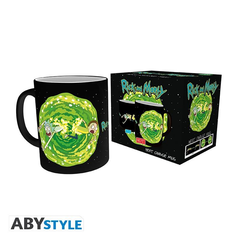 Rick & Morty Mug Heat Change - Portal / Kubek termoaktywny Rick & Mortal - Portal - ABS