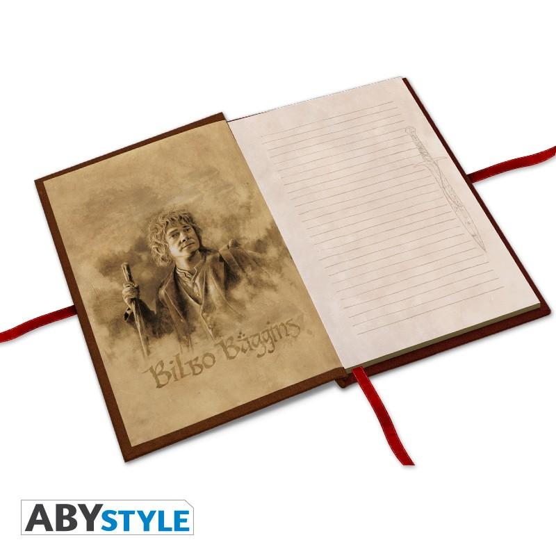 THE HOBBIT - Premium A5 Notebook Bilbo Baggins / notatnik A5 premium Hobbit - Bilbo Baggins - ABS