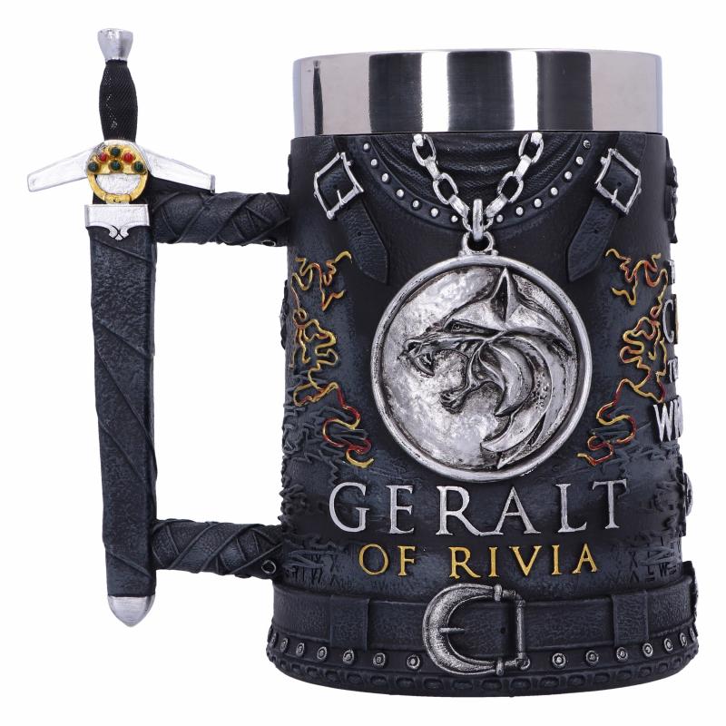 The Witcher Geralt of Rivia Tankard (high: 15,5 cm) / Kufel kolekcjonerski Wiedźmin - Geralt z Rivii (wysokość: 15,5 cm)