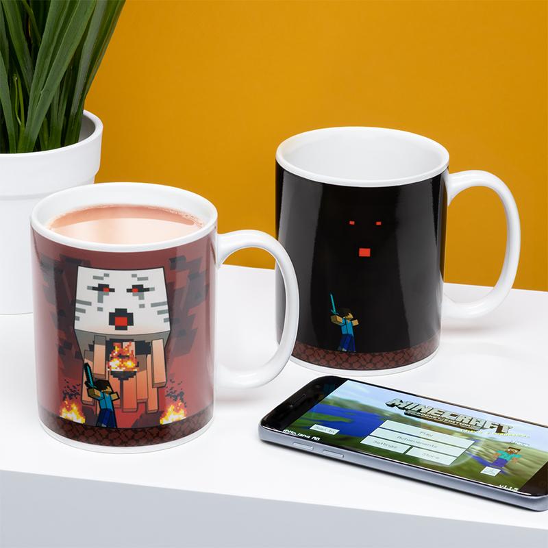 Minecraft Nether Heat Change Mug / Minecraft kubek termoaktywny Nether