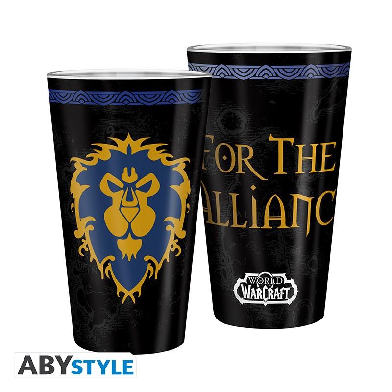 World of Warcraft large glass (400 ml) - Alliance / World of Warcraft szklanka (400 ml) - Alliance - ABS