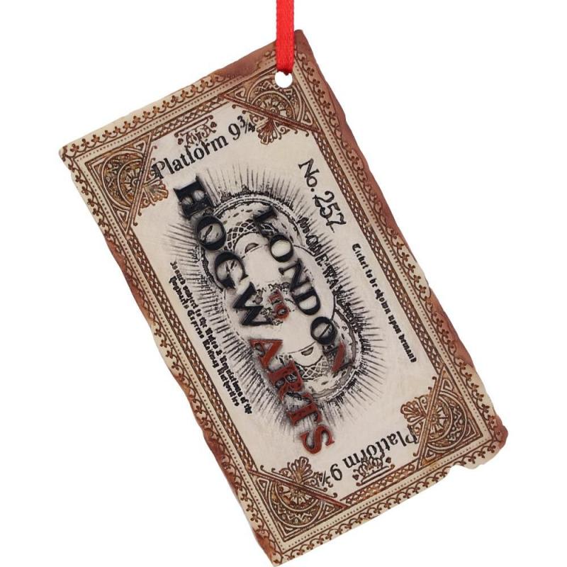 Harry Potter Hogwarts Ticket Hanging Ornament / Harry Potter wisząca ozdoba bilet do Hogwartu