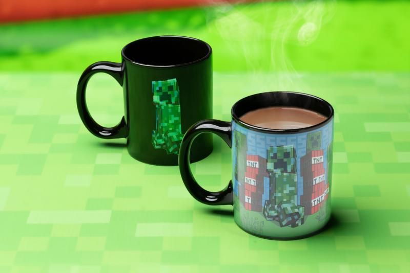 Minecraft Creeper Heat Change Mug / kubek termoaktywny Minecraft Creeper