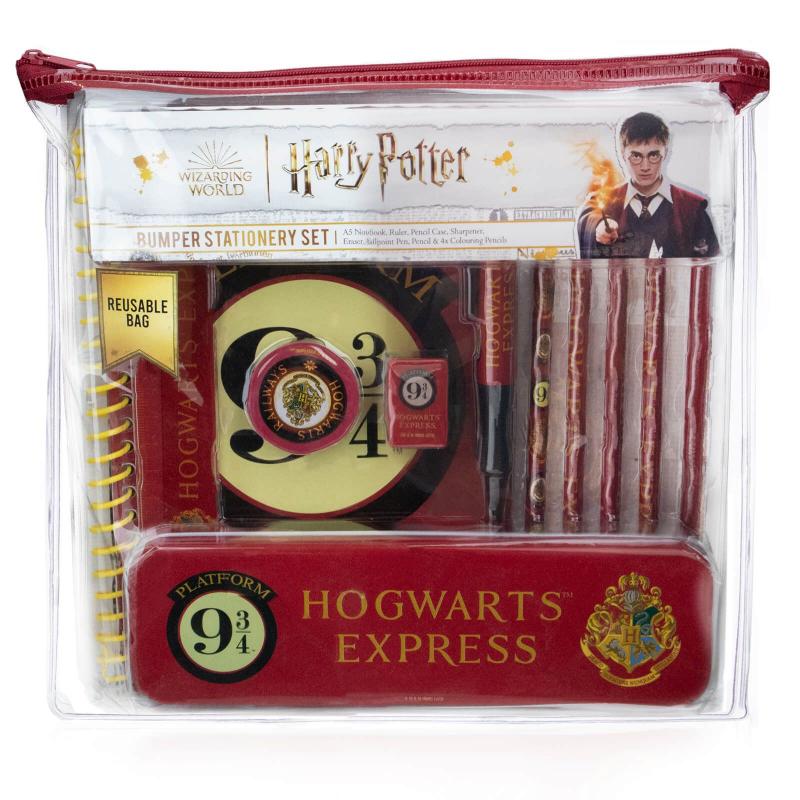 HARRY POTTER (PLATFORM 9 3/4) BUMPER STATIONERY SET (11 elements) / zestaw szkolny Harry Potter - Peron 9 3/4 (11 elementów)