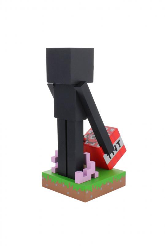 Minecraft - Enderman phone & controller holder (high: 20 cm) / Minecraft stojak na telefon - kontroler (wysokość: 20 cm) - Enderman