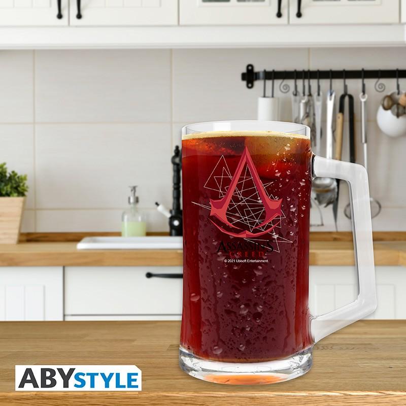 ASSASSINS CREED - glass tankard - Crest / kufel szklany Assassins Creed Herb - ABS