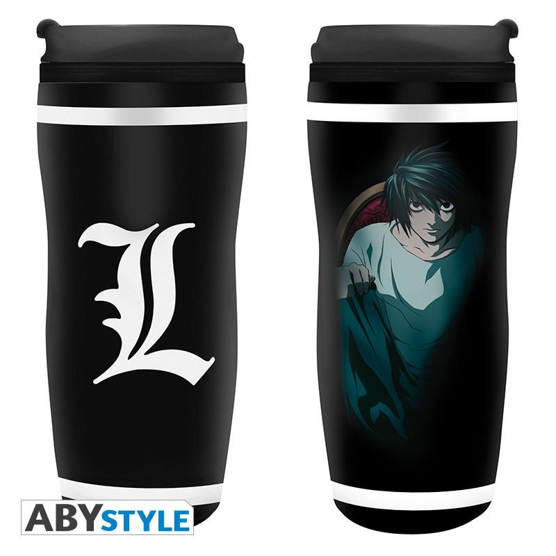 DEATH NOTE - Travel mug - L / Death Note kubek podróżny L - ABS