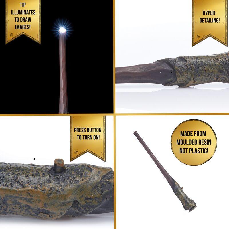 HARRY POTTER - Lumos Wands (18 cm) - Ron / Harry Potter magiczna różdżka (18 cm) HP - Ron