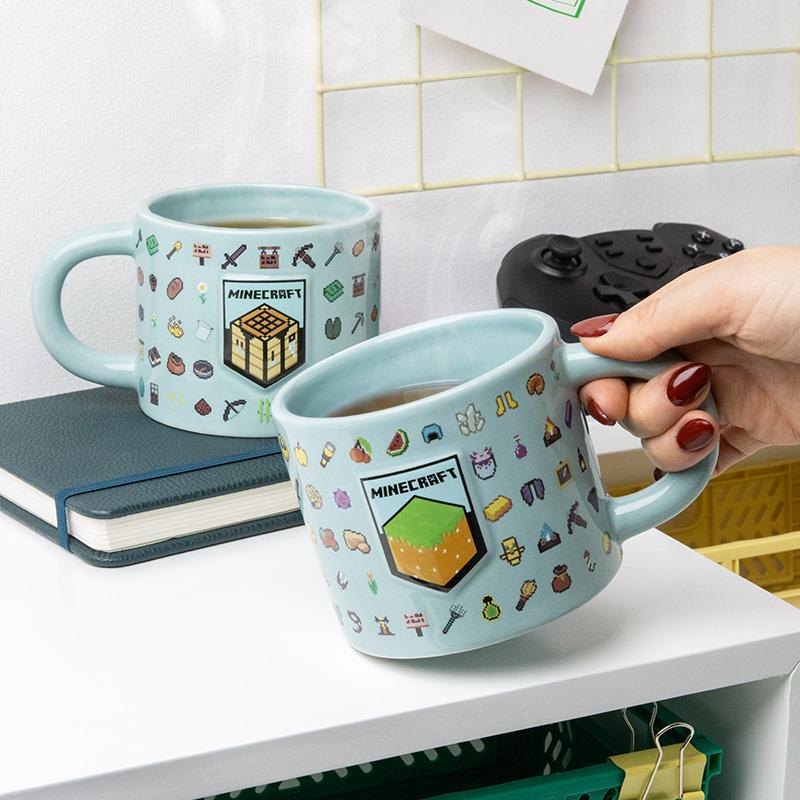 Minecraft Embossed Mug / Minecraft kubek z tłoczonym wzorem