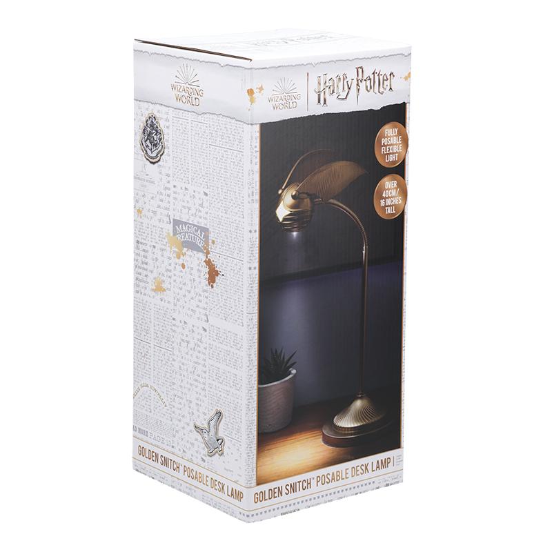 Harry Potter Golden Snitch Posable Desk Lamp (high: 40 cm) / lampa Harry Potter - Złoty Znicz (wysokość: 40 cm)