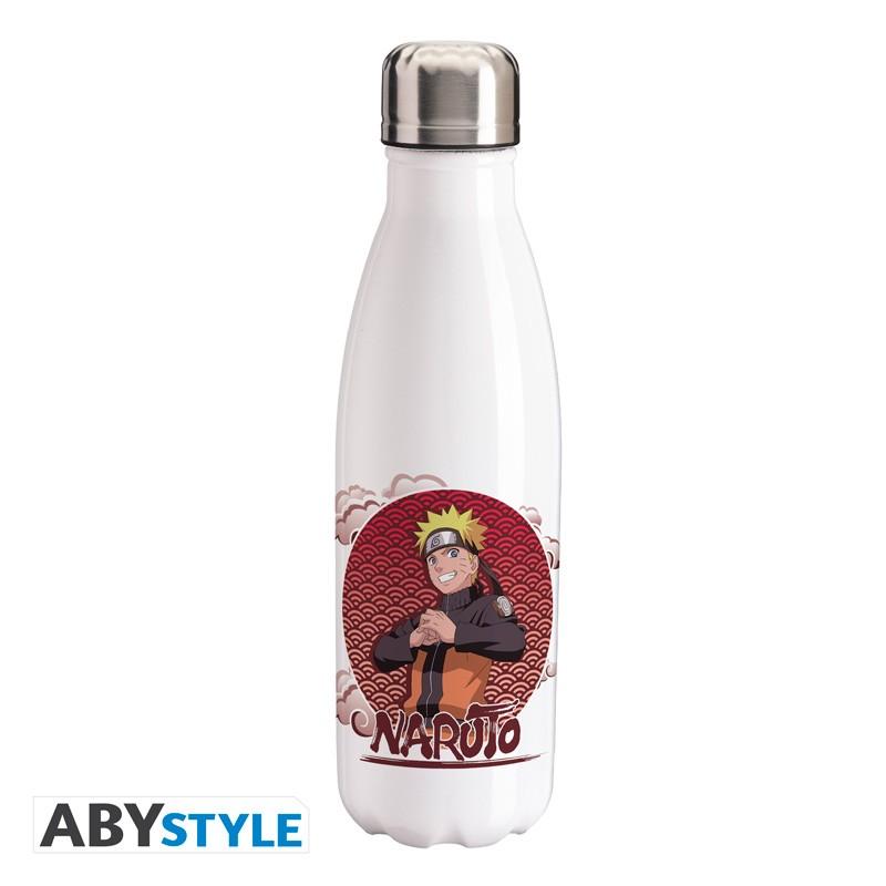 Naruto Shippuden water bottle - Naruto & Sasuke / butelka metalowa Naruto Shippuden - Naruto & Sasuke - ABS