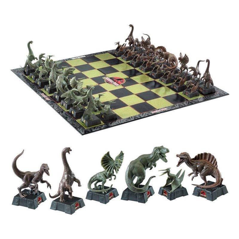 Jurassic Park Chess Set Dinosaurs / Park Jurajski szachy - Dinozaury