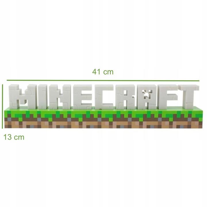 Minecraft Logo Light (8,5 x 41,7 cm) / lampka Minecraft Logo (wym: 8,5 x 41,7 cm)