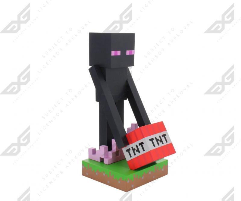 Minecraft - Enderman phone & controller holder (high: 20 cm) / Minecraft stojak na telefon - kontroler (wysokość: 20 cm) - Enderman