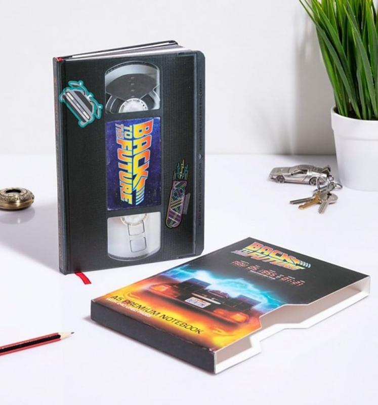 BACK TO THE FUTURE (VHS) A5 PREMIUM NOTEBOOK / Notatnik A5 premium Powrót do przyszłości - VHS