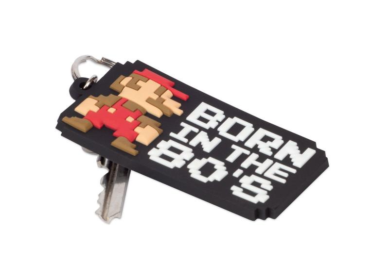 Super Mario rubber keychain - Born in the 80's / brelok gumowy Super Mario - urodzeni w latach 80