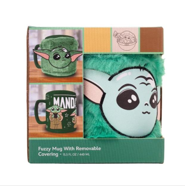 STAR WARS THE MANDALORIAN FUZZY MUG - GROGU / Gwiezdne Wojny Mandalorian kubek z futerkiem - Grogu