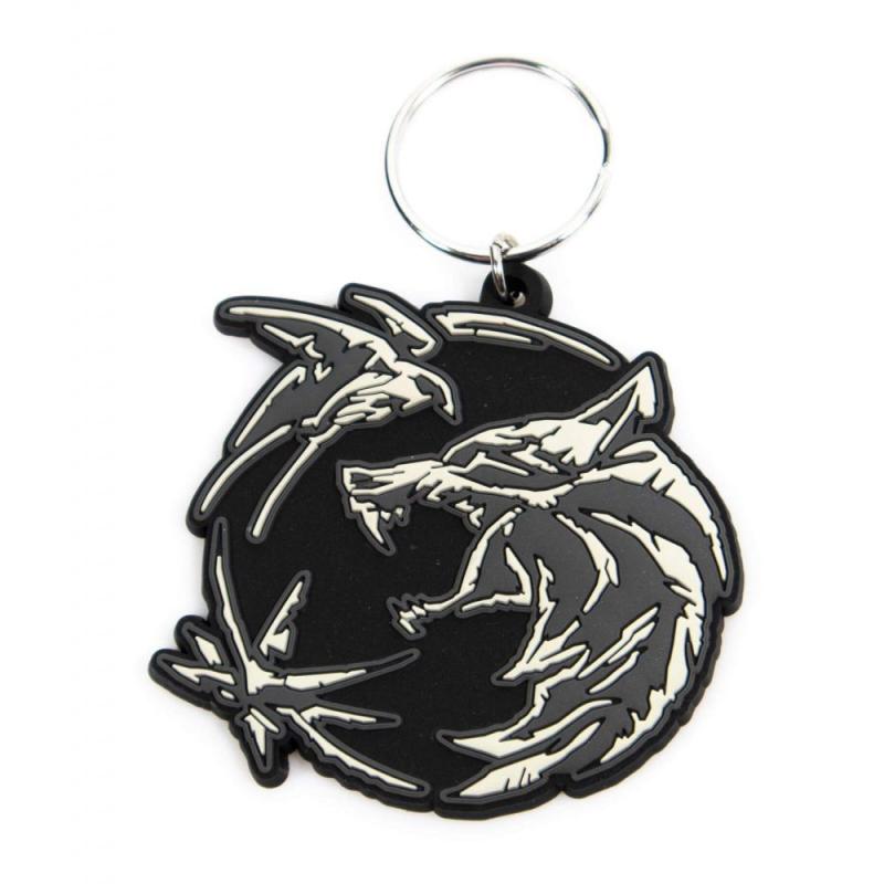 THE WITCHER (WOLF SWALLOW STAR) PVC KEYCHAIN / Brelok Wiedźmin