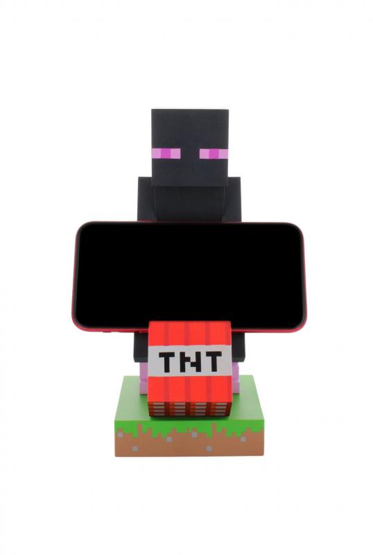 Minecraft - Enderman phone & controller holder (high: 20 cm) / Minecraft stojak na telefon - kontroler (wysokość: 20 cm) - Enderman