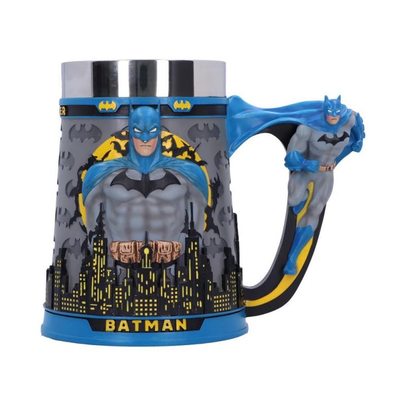 Batman DC The Caped Crusader Tankard (high: 15,5 cm) / kufel kolekcjonerski Batman DC Zamaskowany Krzyżowiec (wys: 15,5 cm)