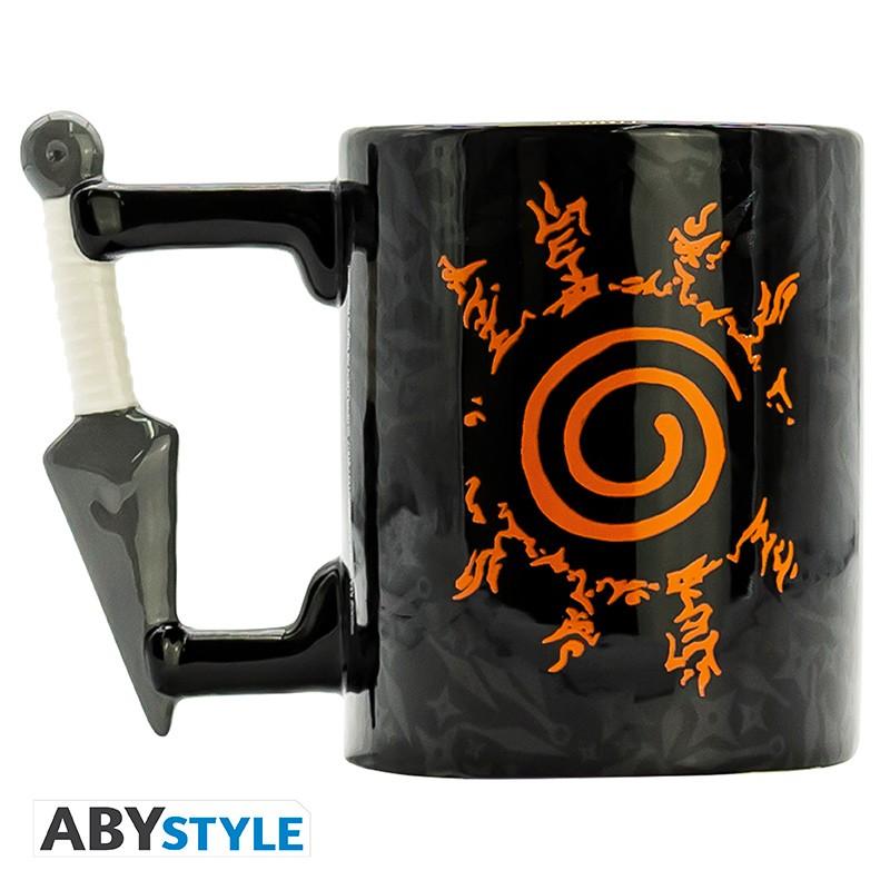 NARUTO SHIPPUDEN - Mug 3D handle - Kunai Konoha / Kubek 3D Naruto Shippuden Kunai Konoha - ABS