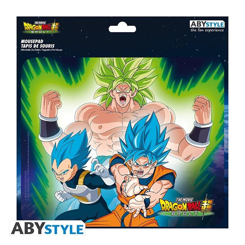 DRAGON BALL Flexible mousepad - Broly vs Goku (23,5 x 19,5 cm) / Dragon Ball podkładka pod myszkę - Broly vs Goku (23,5 x 19,5 cm) - ABS