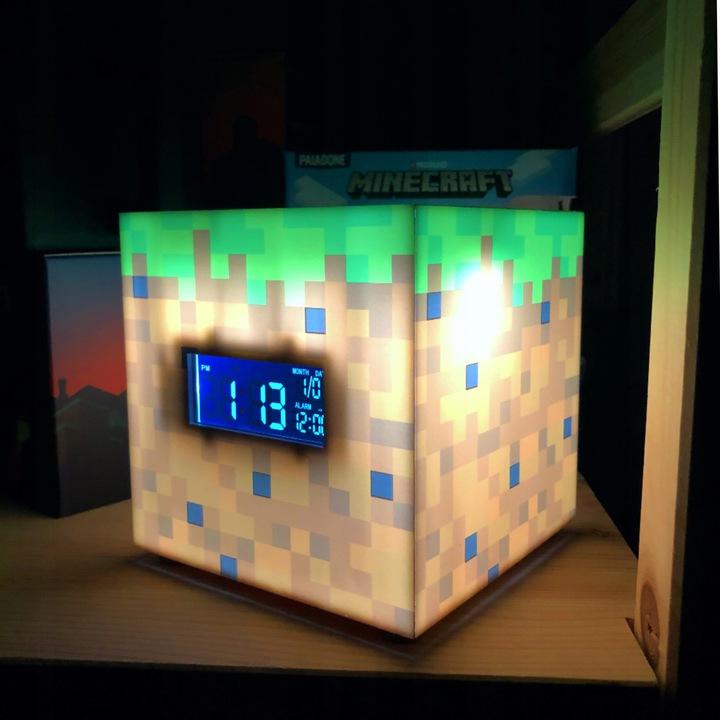 Minecraft Alarm Clock / budzik Minecraft - blok trawy