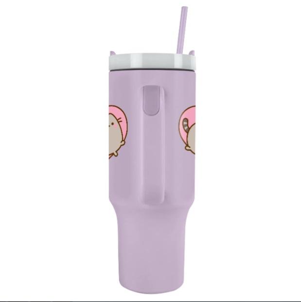 Pusheen (Heart) travel cup with straw (1180 ml) / Pusheen (serce) kubek podróżny ze słomką (1180 ml)