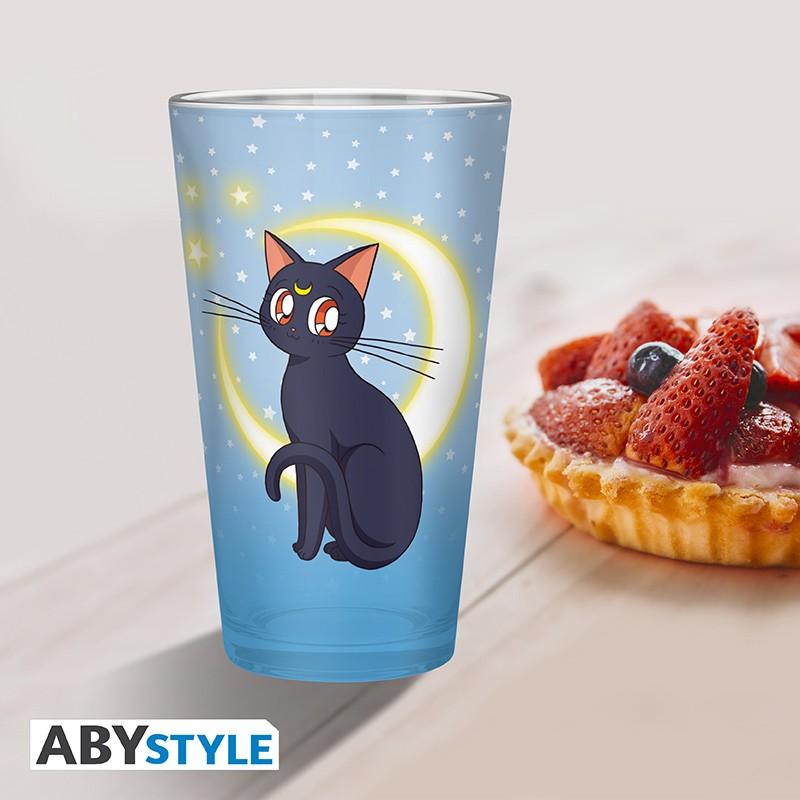 SAILOR MOON large glass (400ml) - Luna & Artemis / Sailor Moon duża szklanka (400 ml) Luna & Artemis - ABS