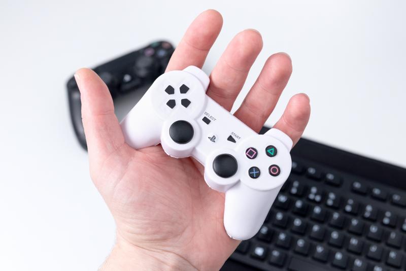 Playstation White Controller Stress Ball (white) / Kontroler Playstation gniotek antystresowy (biały)