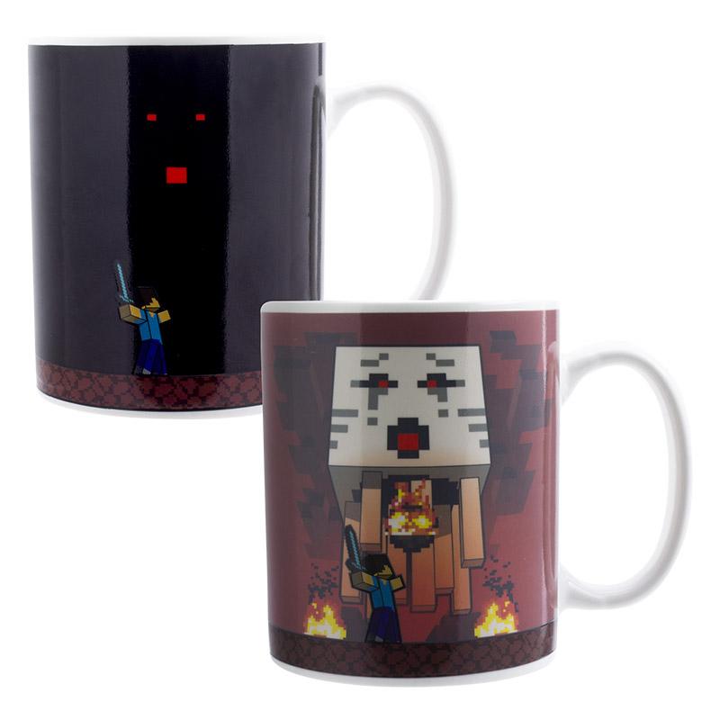 Minecraft Nether Heat Change Mug / Minecraft kubek termoaktywny Nether