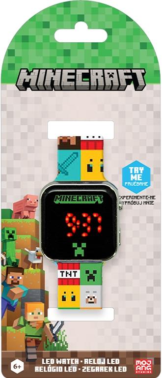 Minecraft led watch v.3 / Zegarek cyfrowy Minecraft (wersja 3)