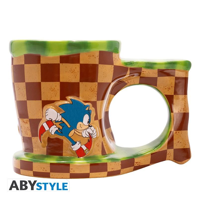 SONIC THE HEDGEHOG 3D MUG - SONIC RUN / kubek 3D Sonic the Hedgehog - Sonic Run - ABS