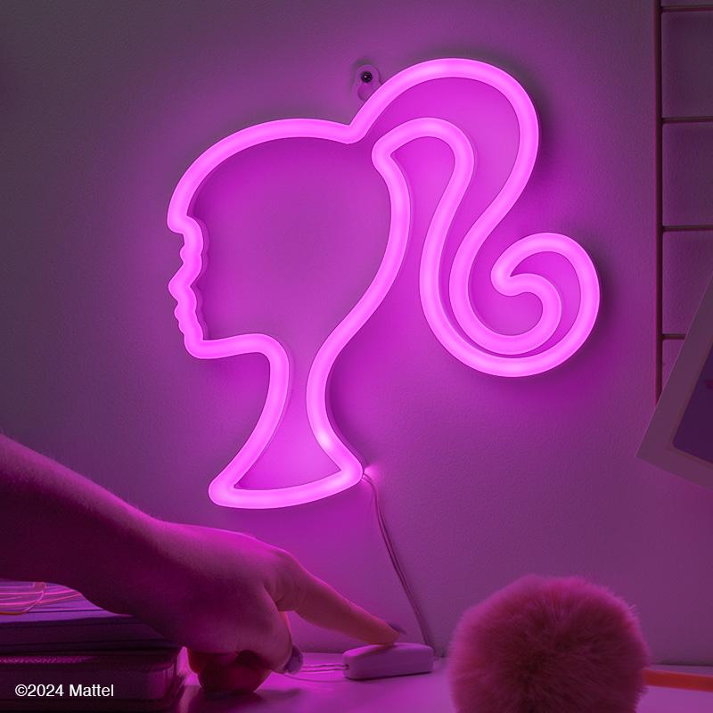 Barbie Wall Mountable LED Neon Light (high: 22 cm) / Barbie neonowa lampka ścienna (wysokość: 22 cm)