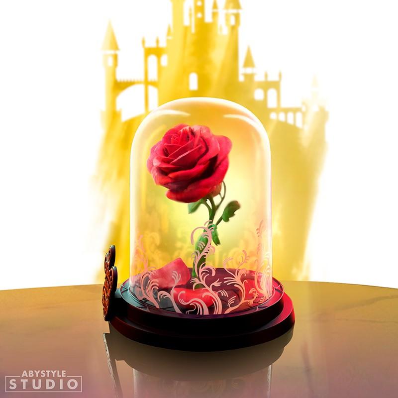 DISNEY Beauty and the Beast Figurine - Enchanted Rose / figurka Disney Piękna i Bestia - zaczarowana róża - ABS