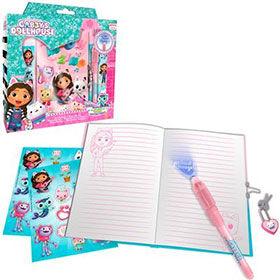 Gabbys Dollhouse secret diary with magic pen / Koci domek Gabi pamiętnik z magicznym długopisem