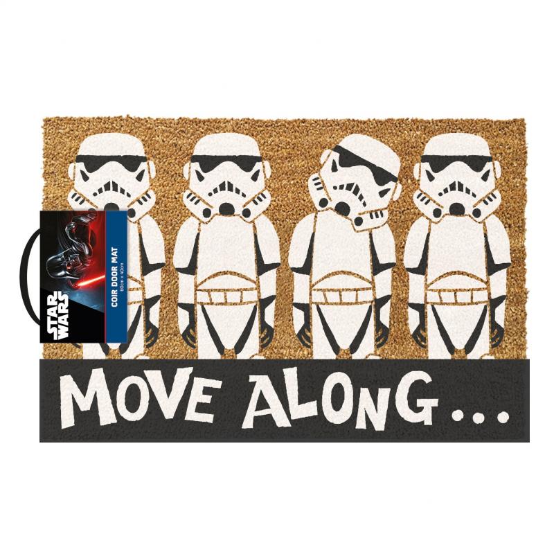 STAR WARS (STORMTROOPER MOVE ALONG) DOORMAT (60 x 40 cm) / wycieraczka pod drzwi Gwiezdne Wojny - Szturmowiec ruszaj się (60 x 40 cm)