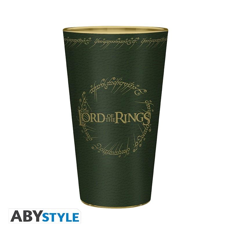 LORD OF THE RINGS - The Ring gift sets: glass XXL, pin, A6 pocket notebook / Zestaw prezentowy Władca Pierścieni - Pierścień: szklanka XXL, przypinka, notes A6 - ABS