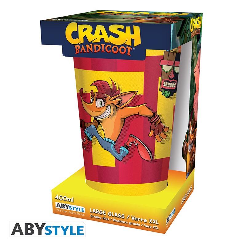 CRASH BANDICOOT large glass (400 ml) - TNT / Crash Bandicoot duża szklanka (400 ml) TNT - ABS