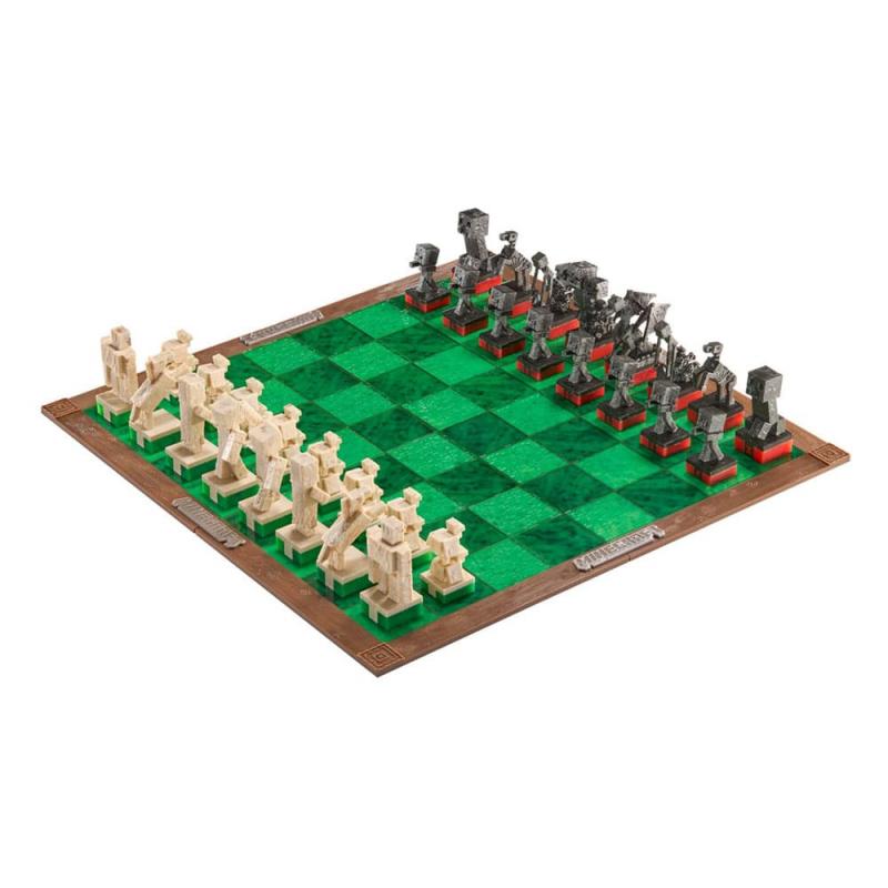 Minecraft Chess Set Overworld Heroes vs. Hostile Mobs / Szachy Minecraft Overworld Heroes vs. Hostile Mobs