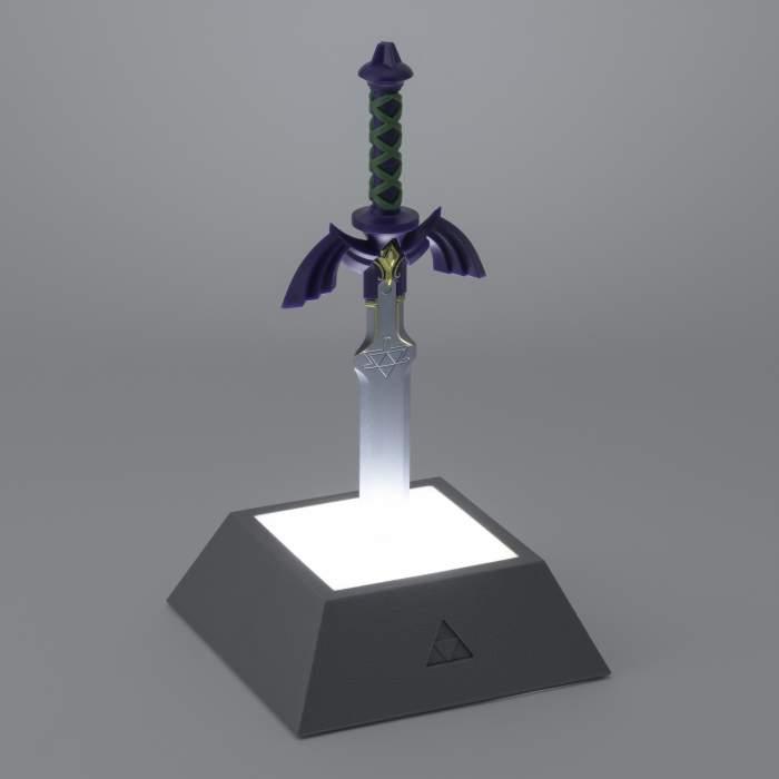 The Legend of Zelda Mini Master Sword Light (with Try Me button, high: 21 cm) / The Legend of Zelda lampka mini Miecz Mistrza (z guzikiem Try me, wysokość: 21 cm)