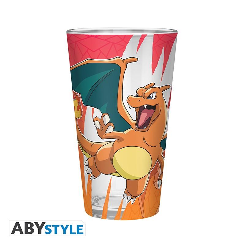 POKEMON Large Glass (400ml) - Charizard / szklanka Pokemon (400 ml) - Charizard - ABS