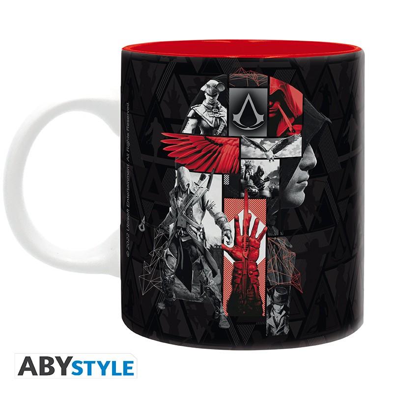 ASSASSINS CREED mug (320 ml) - Crest black & red / Assassins Creed kubek (320 ml) - Herb (czarno-czerwony) - ABS