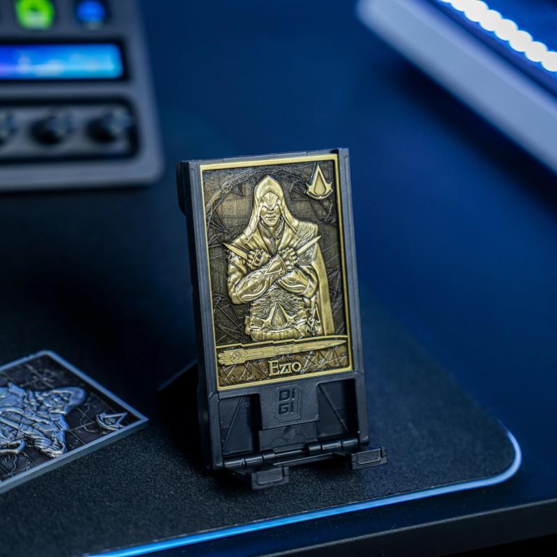 Assassins Creed Digiplate Starter Pack: phone stand and metal plates set (3 pcs) / Assassins Creed zestaw: stojak na telefon plus 3 x płytki Digiplates