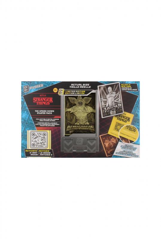 Stranger Things - Digiplate Starter Pack: phone stand and metal plates set (3 pcs) / Stranger Things zestaw: stojak na telefon plus 3 x płytki Digiplates