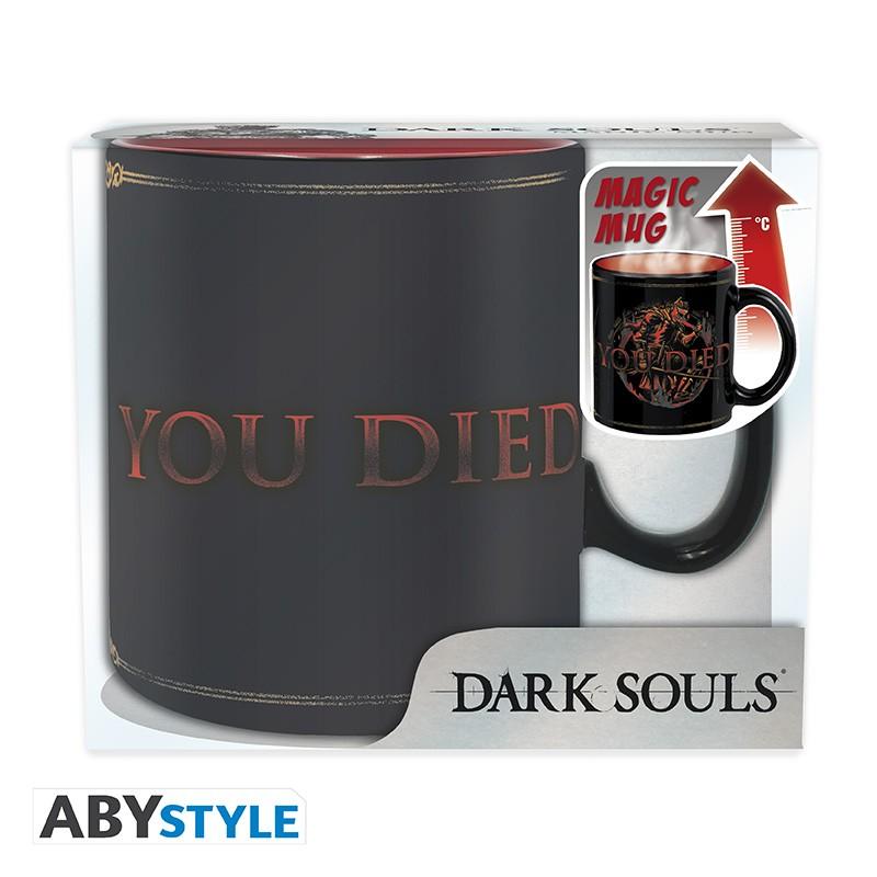 DARK SOULS - Mug Heat Change - 460 ml - You Died / kubek termoaktywny Dark Souls - 460 ml - You died - ABS