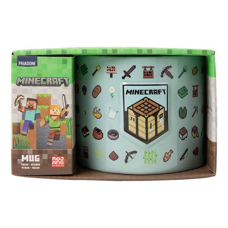 Minecraft Embossed Mug / Minecraft kubek z tłoczonym wzorem