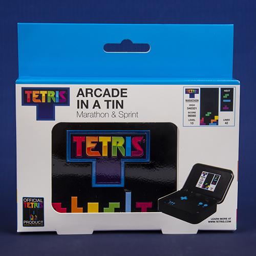 Tetris Arcade in a Tin / retro konsola Teris w ozdobnej puszce