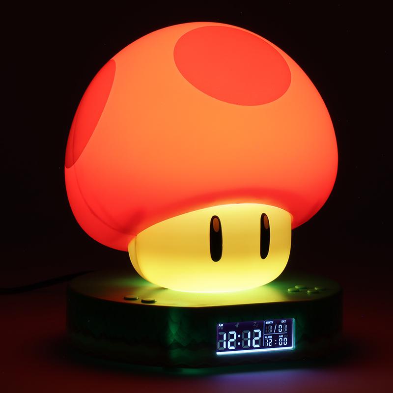 Super Mario Mushroom Digital Alarm Clock / zegar cyfrowy Super Mario Mushroom