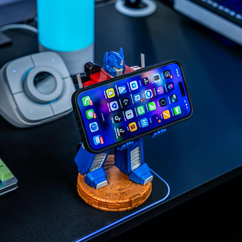 Transformers Optimus Prime phone & controller holder (20 cm) / stojak Transformers Optimus Prime (20 cm)